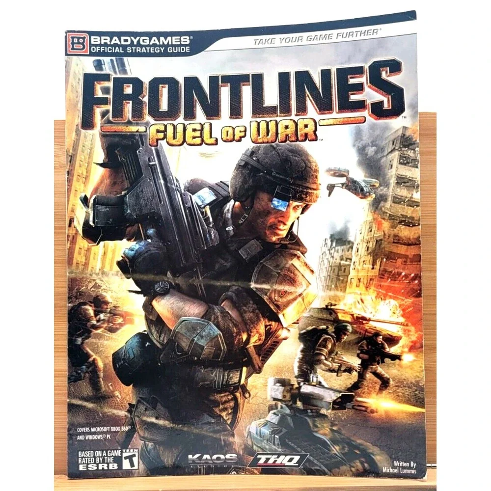 FRONTLINES FUEL OF WAR BRADYGAMES OFFICIAL GAME STRATEGY GUIDE THQ XBOX 360 PC